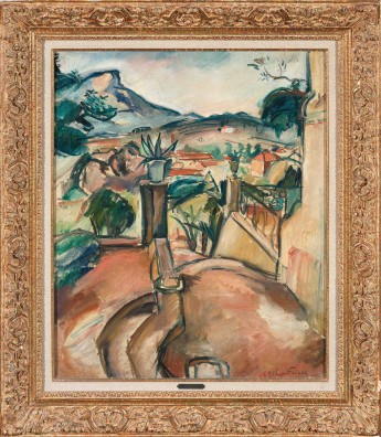 Emile Othon Friesz - La terrasse, Toulon