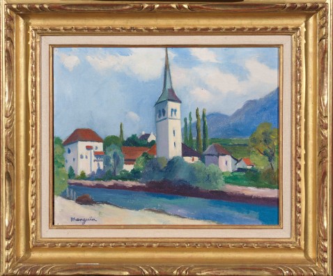 Henri Manguin - Le Château d'en bas, Broc, Suisse