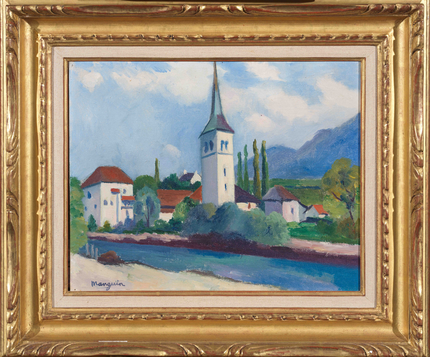 Henri Manguin - Le Château d'en bas, Broc, Suisse
