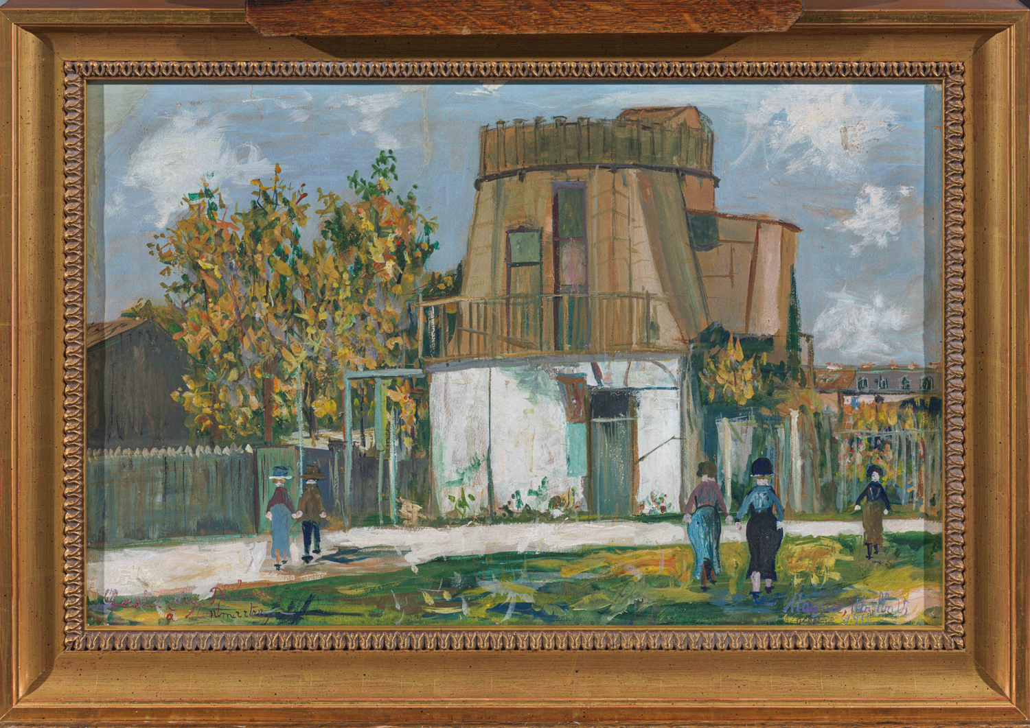 Maurice Utrillo - Le castel du philosophe à Montmartre