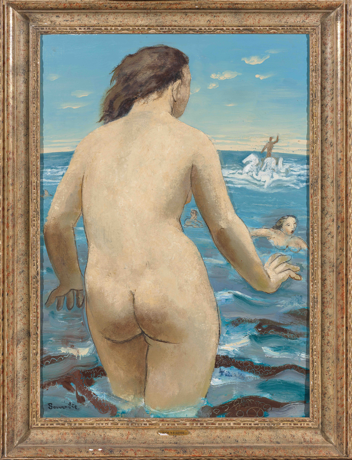 Jean Souverbie - Femme de dos / Le bain