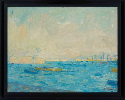 Jacques Truphémus - Le port d'Amsterdam