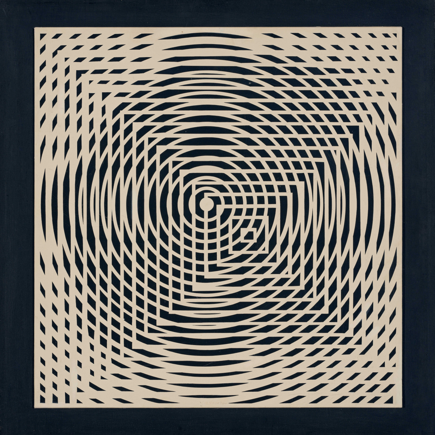 Victor Vasarely - Interférence I, n° 1217