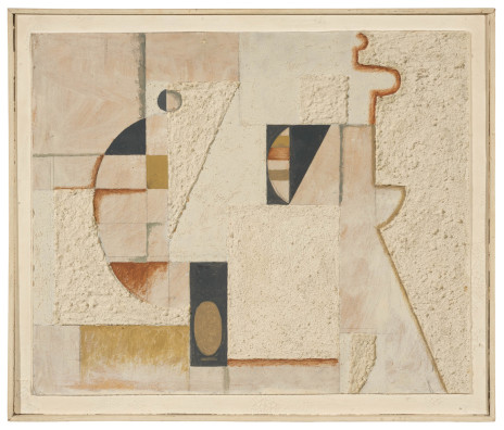 Willi Baumeister - Mauerbild mit Segmenten