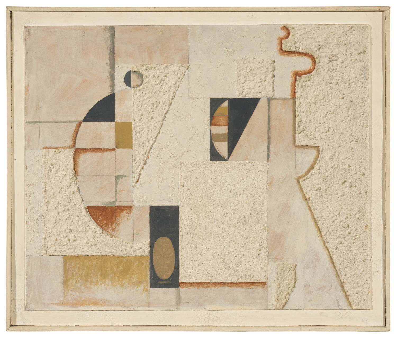 Willi Baumeister - Mauerbild mit Segmenten