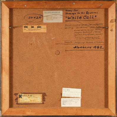 Josef Albers - Study for Homage to the Square: White Call