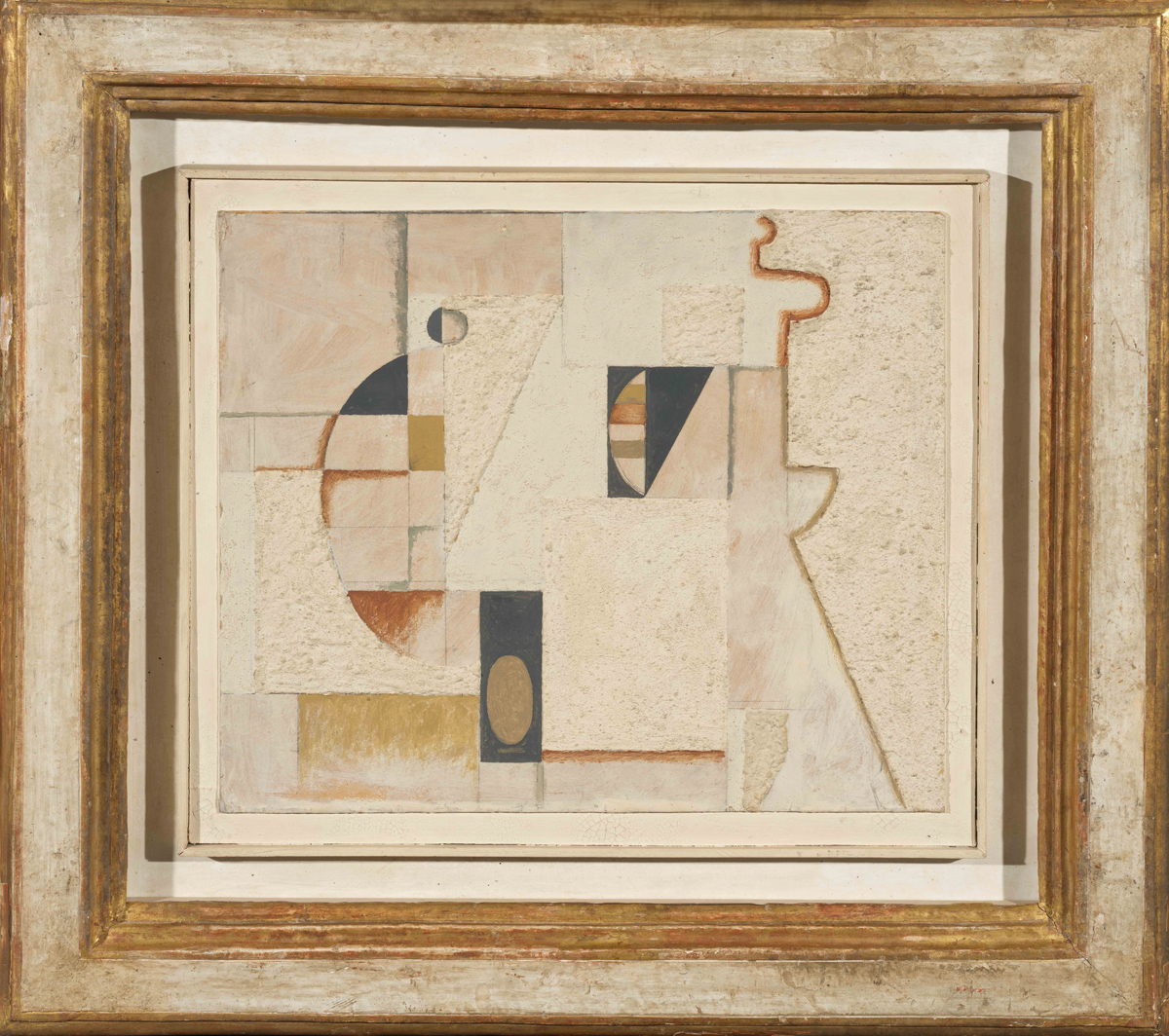 Willi Baumeister - Mauerbild mit Segmenten
