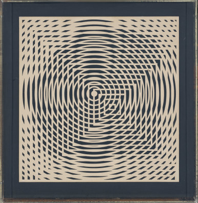 Victor Vasarely - Interférence I, n° 1217