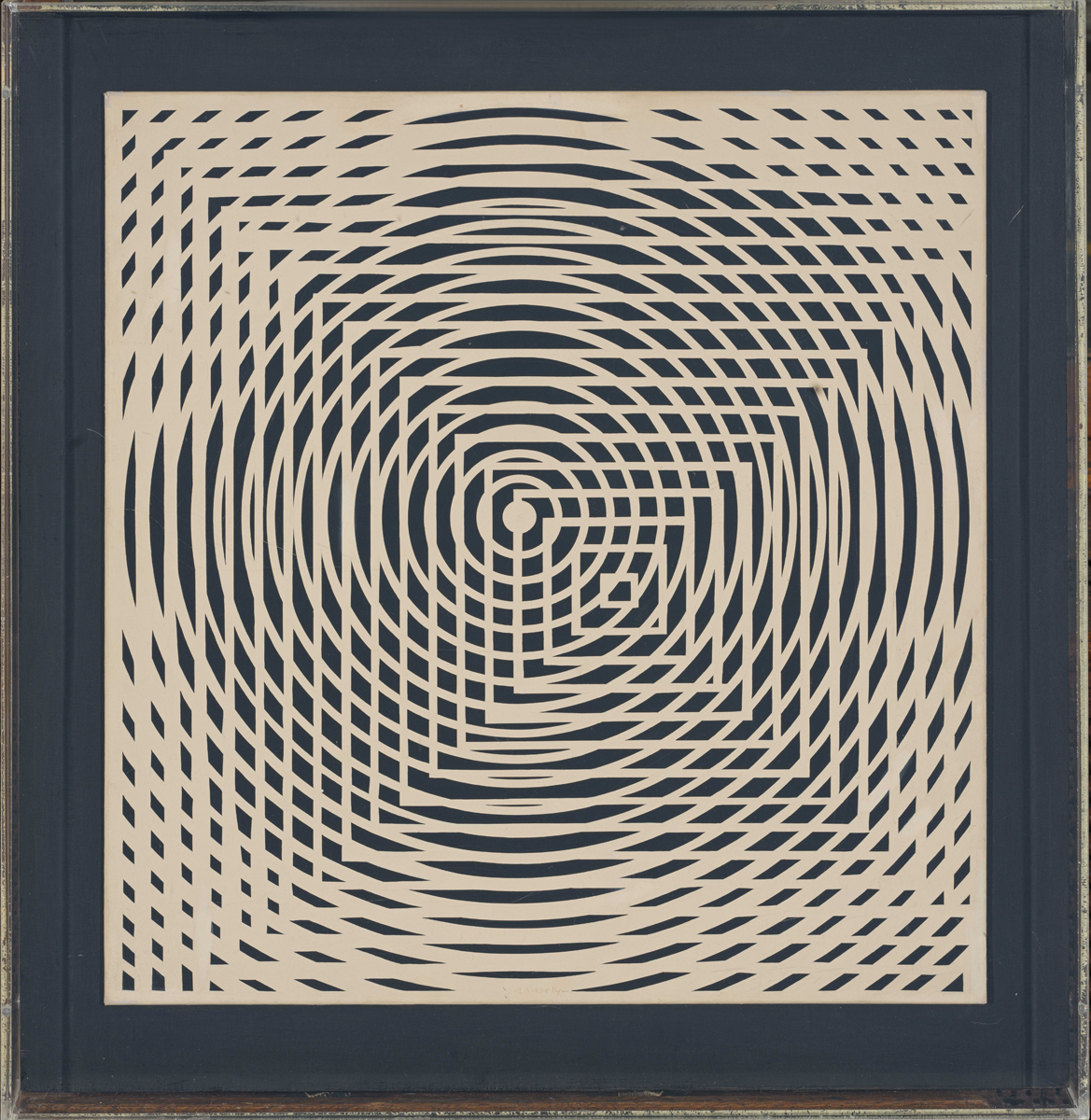 Victor Vasarely - Interférence I, n° 1217