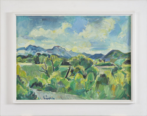 Carl Walter Liner - Landschaft im Appenzellerland, Steinebruch