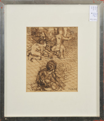 Louis Soutter - Samuel II, XI, V.2 / Harem