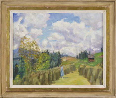Otto Modersohn - Sommerliche Gailenberglandschaft