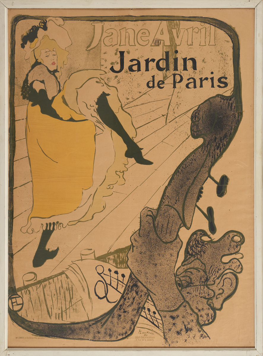 Henri de Toulouse-Lautrec - Jane Avril / Jardin de Paris