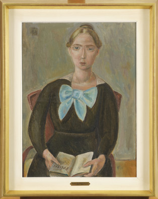 René Victor Auberjonois - Portrait de femme blonde