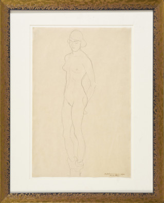 Gustav Klimt - Stehender Akt