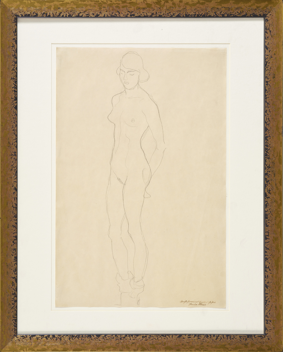 Gustav Klimt - Stehender Akt