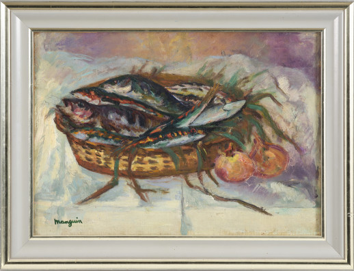 Henri Manguin - Corbeille de poissons