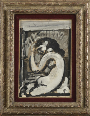 Georges Rouault - Nu accoudé (Fleurs du mal)