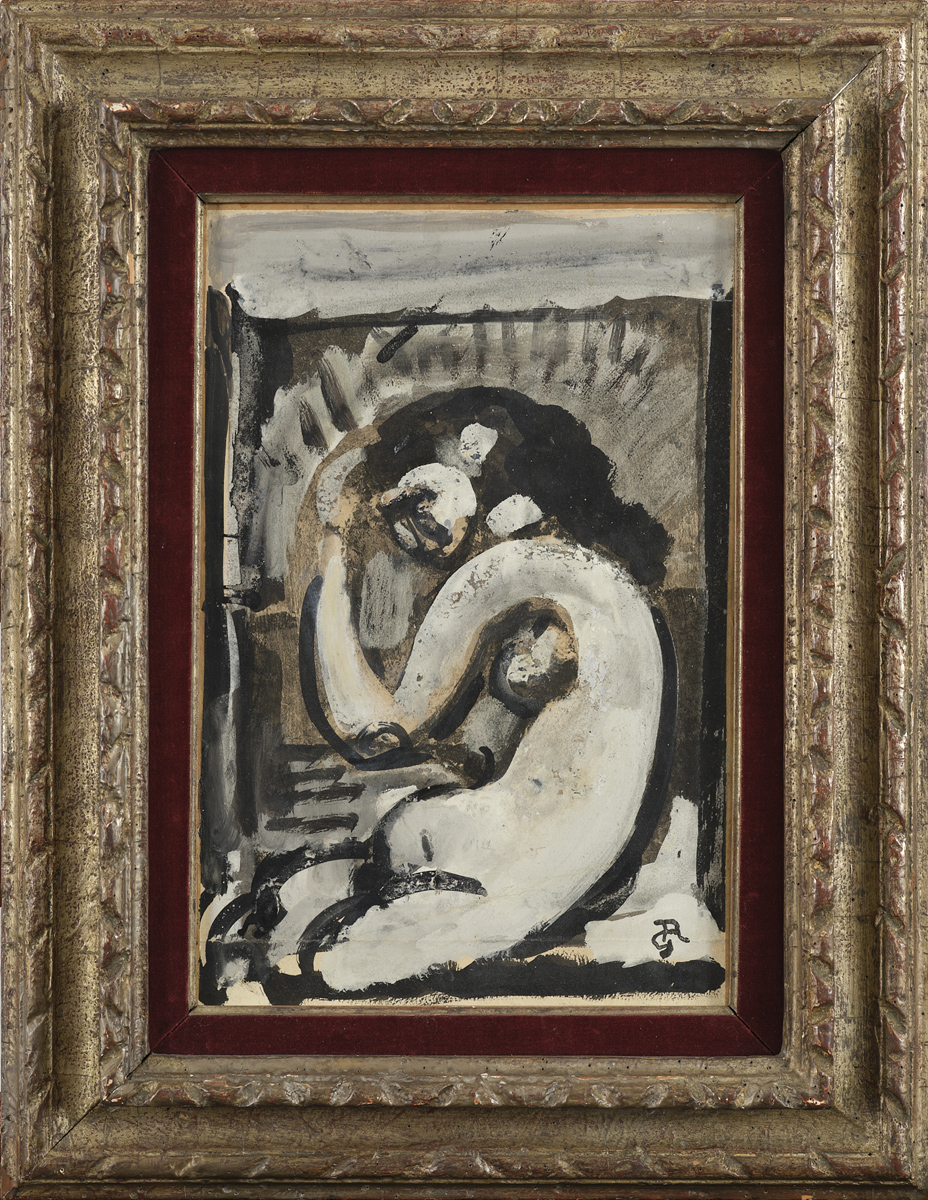 Georges Rouault - Nu accoudé (Fleurs du mal)
