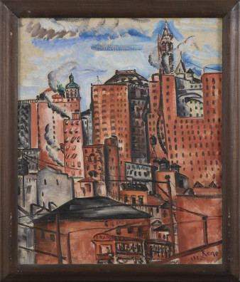 Irène Reno - Les gratte-ciel de New York