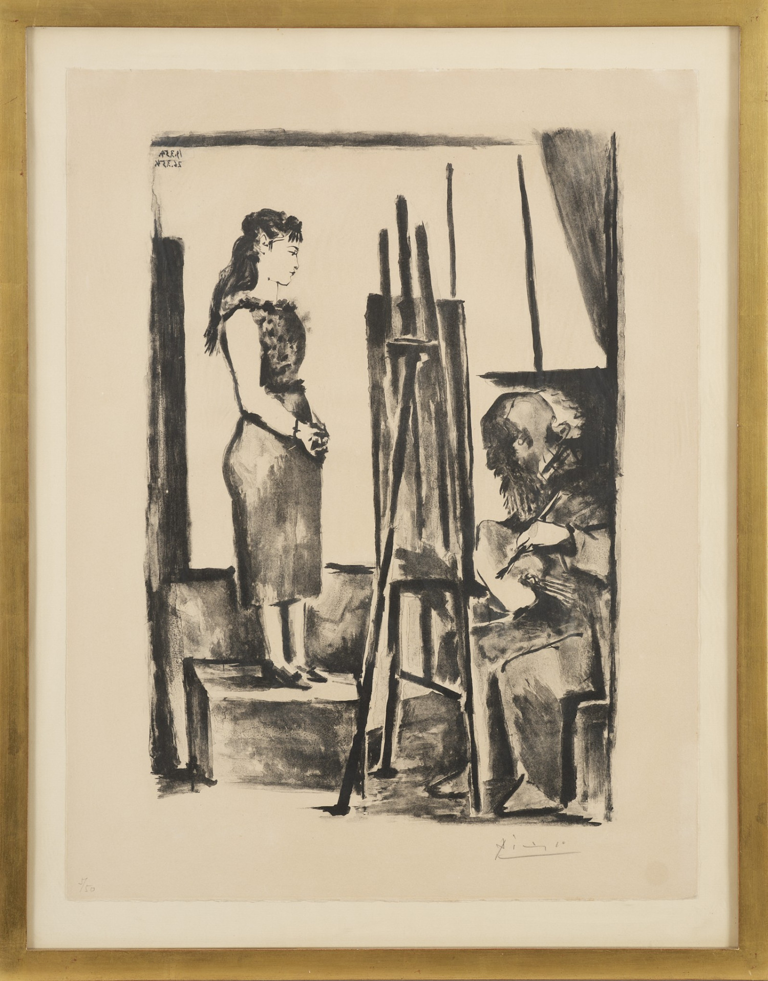 Pablo Picasso - La Pose habillée