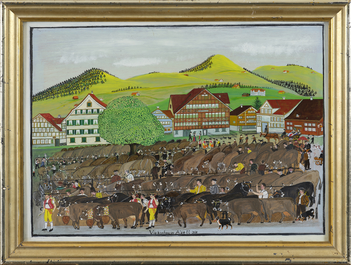 Johann Baptist Zeller - Viehschau in Appenzell