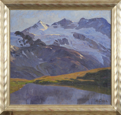 Martha Cunz - Cambrenagruppe gegen Licht (Bernina, Engadin)