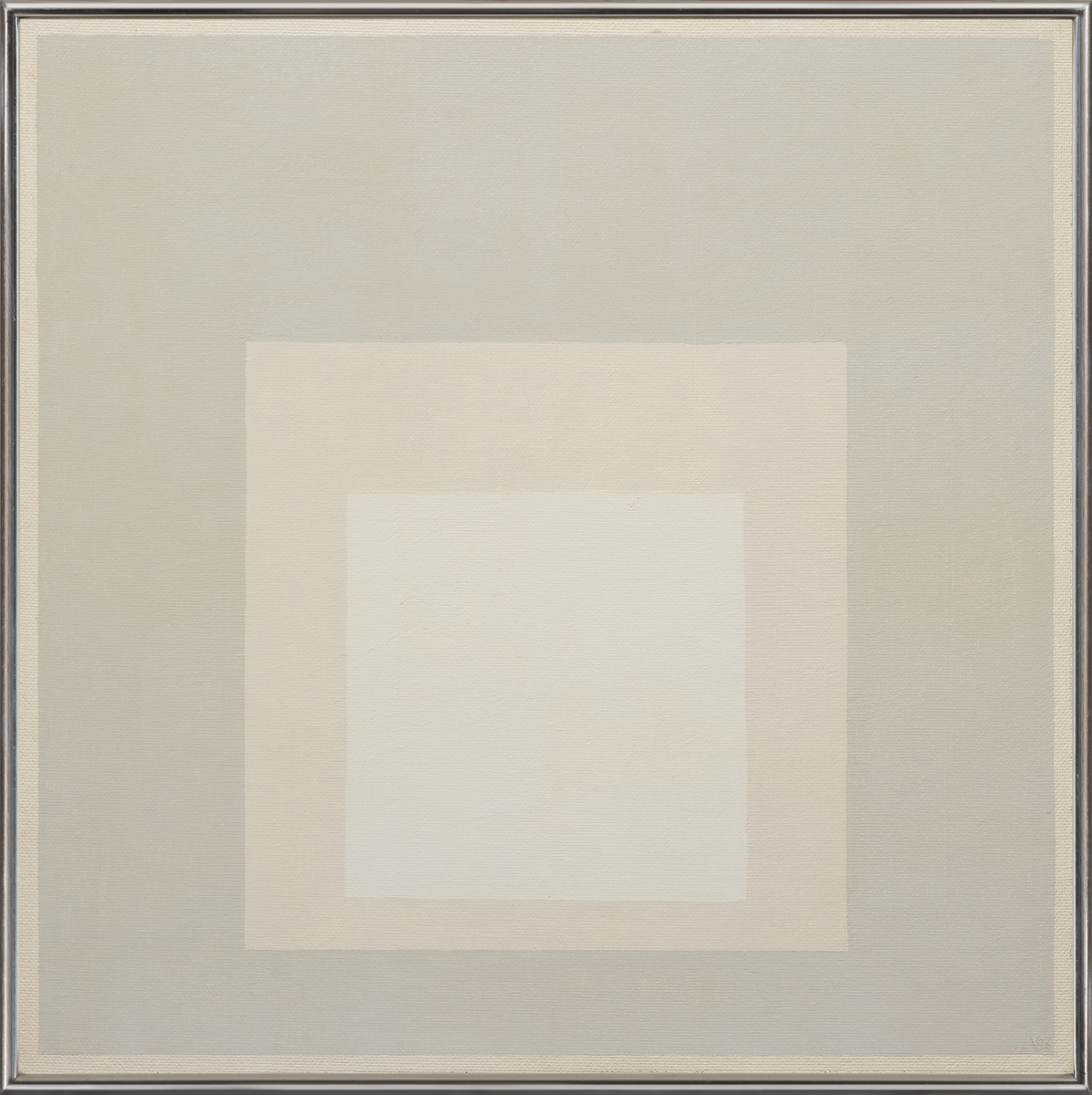Josef Albers - Study for Homage to the Square: White Call