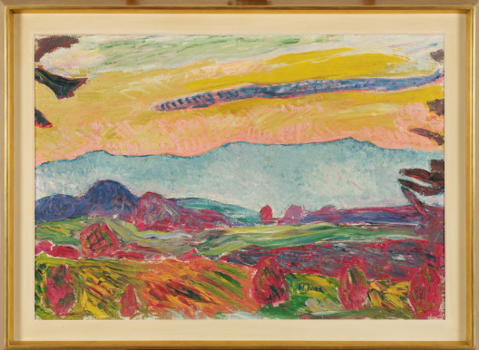 Cuno Amiet - Hügellandschaft mit Jura